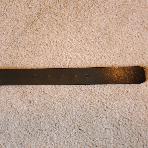 cK jeans black leather belt size 36 - Picture 3 of 8